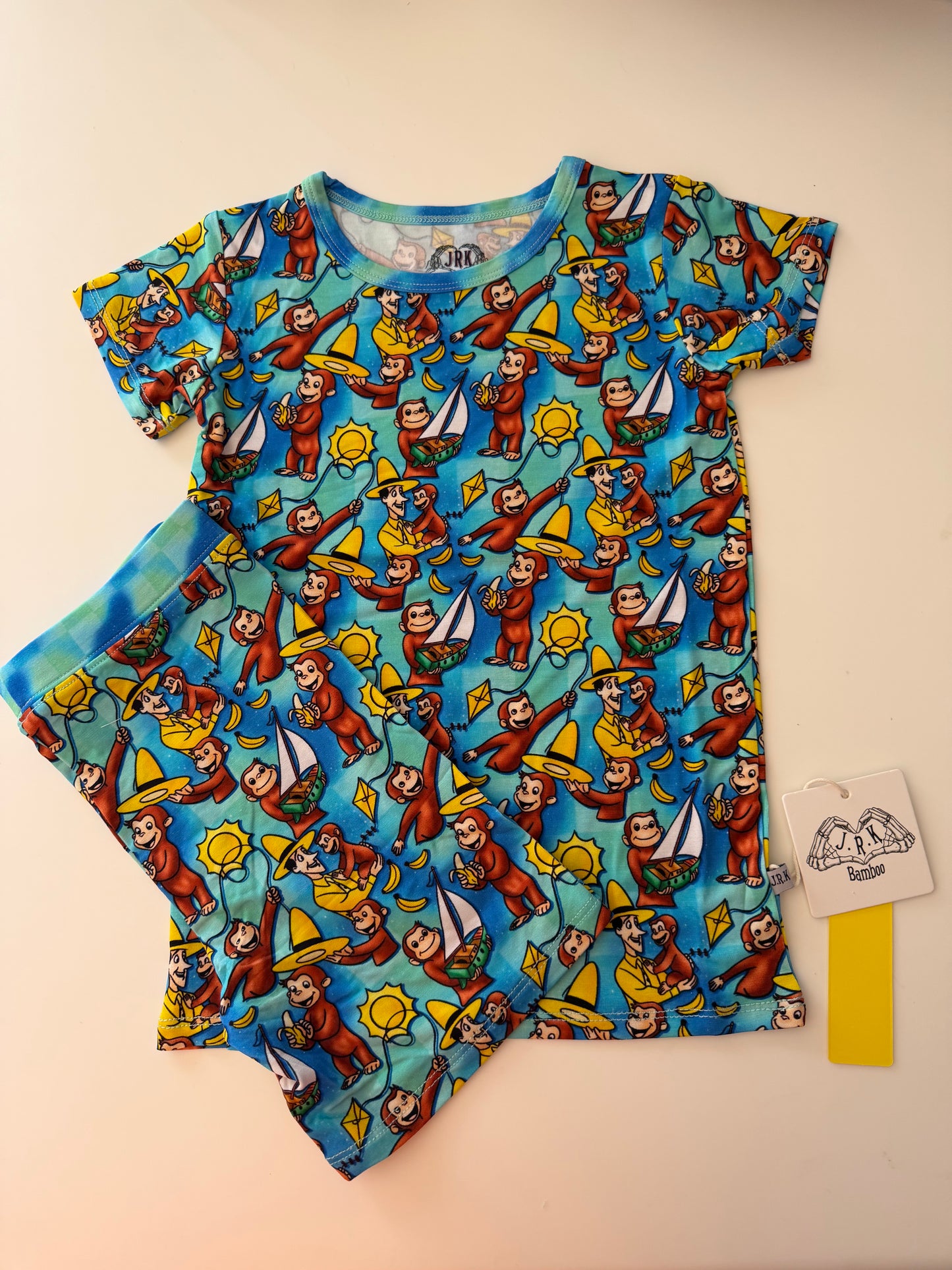 Bananas and Big Adventures - Sleeve and Shorts Set