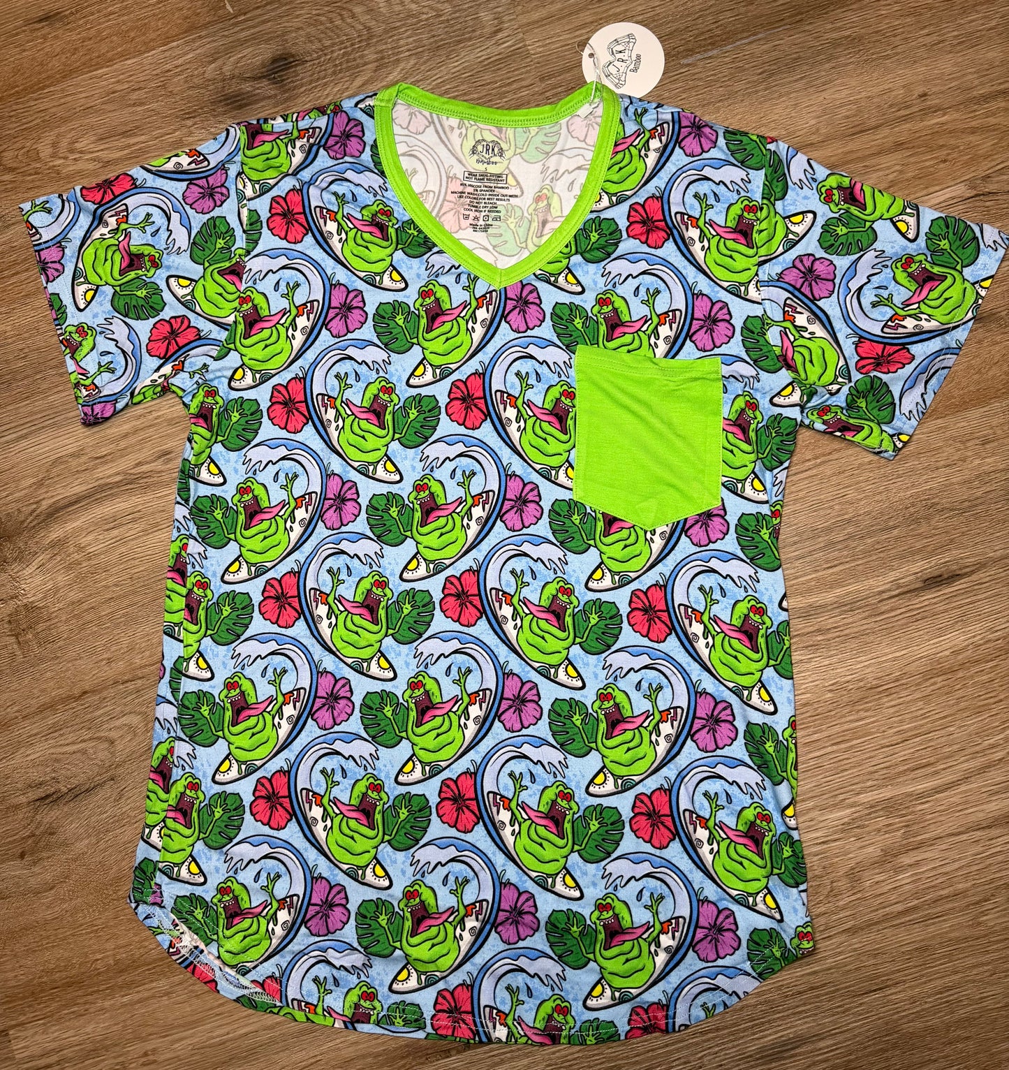 Aloha Cooler - V-Neck Pocket Tee