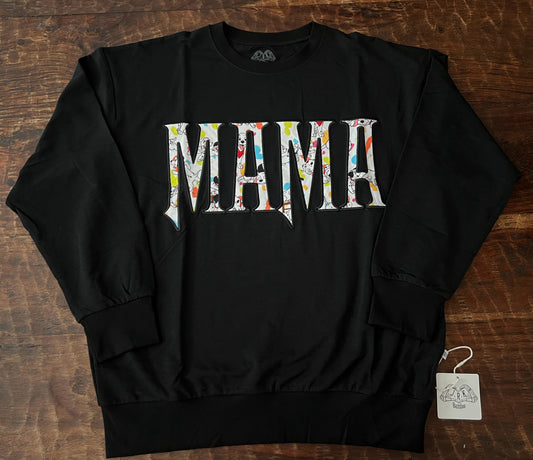 Speckled Pup - MAMA Crew Neck