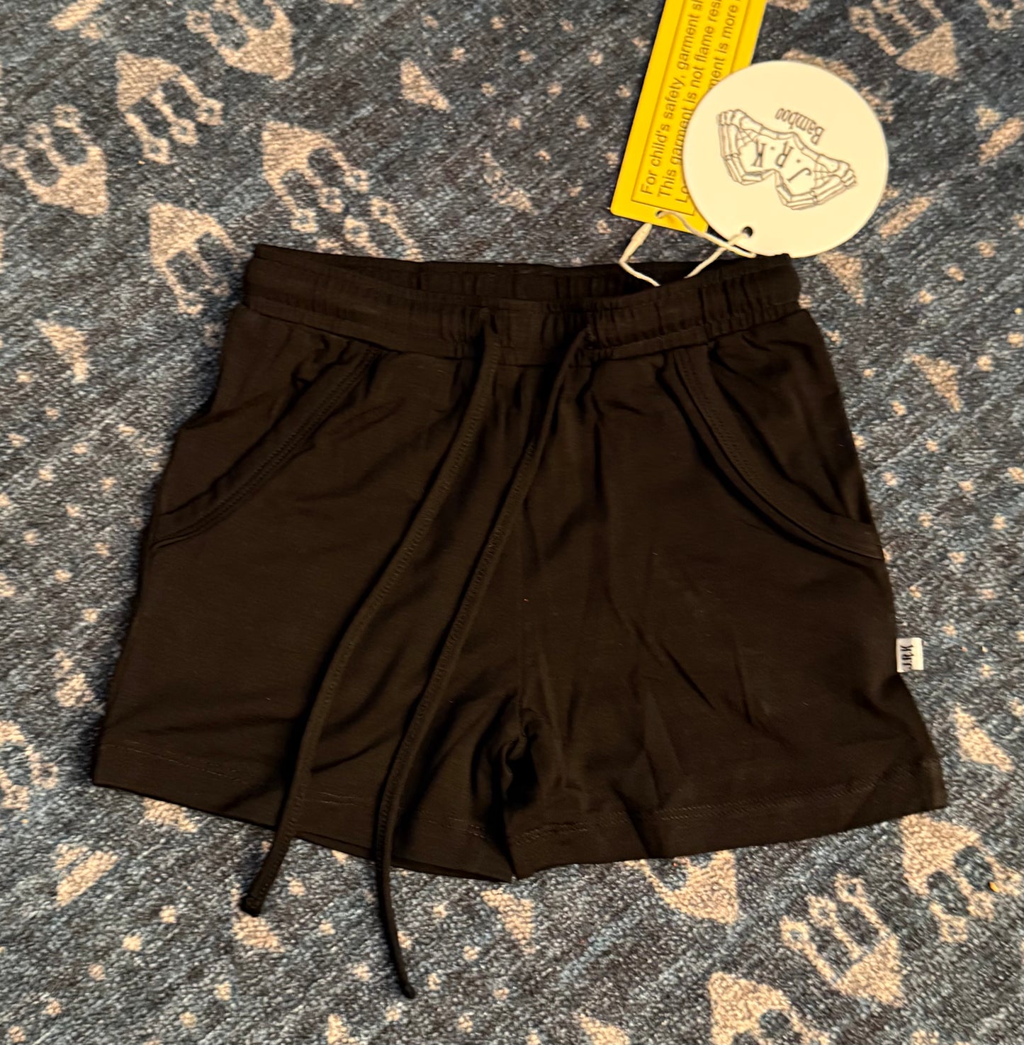 Black Bamboo Shorts