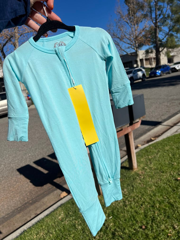 Solid Zippy - Light Blue