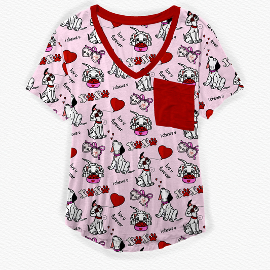 Furever V-Neck Pocket Tee