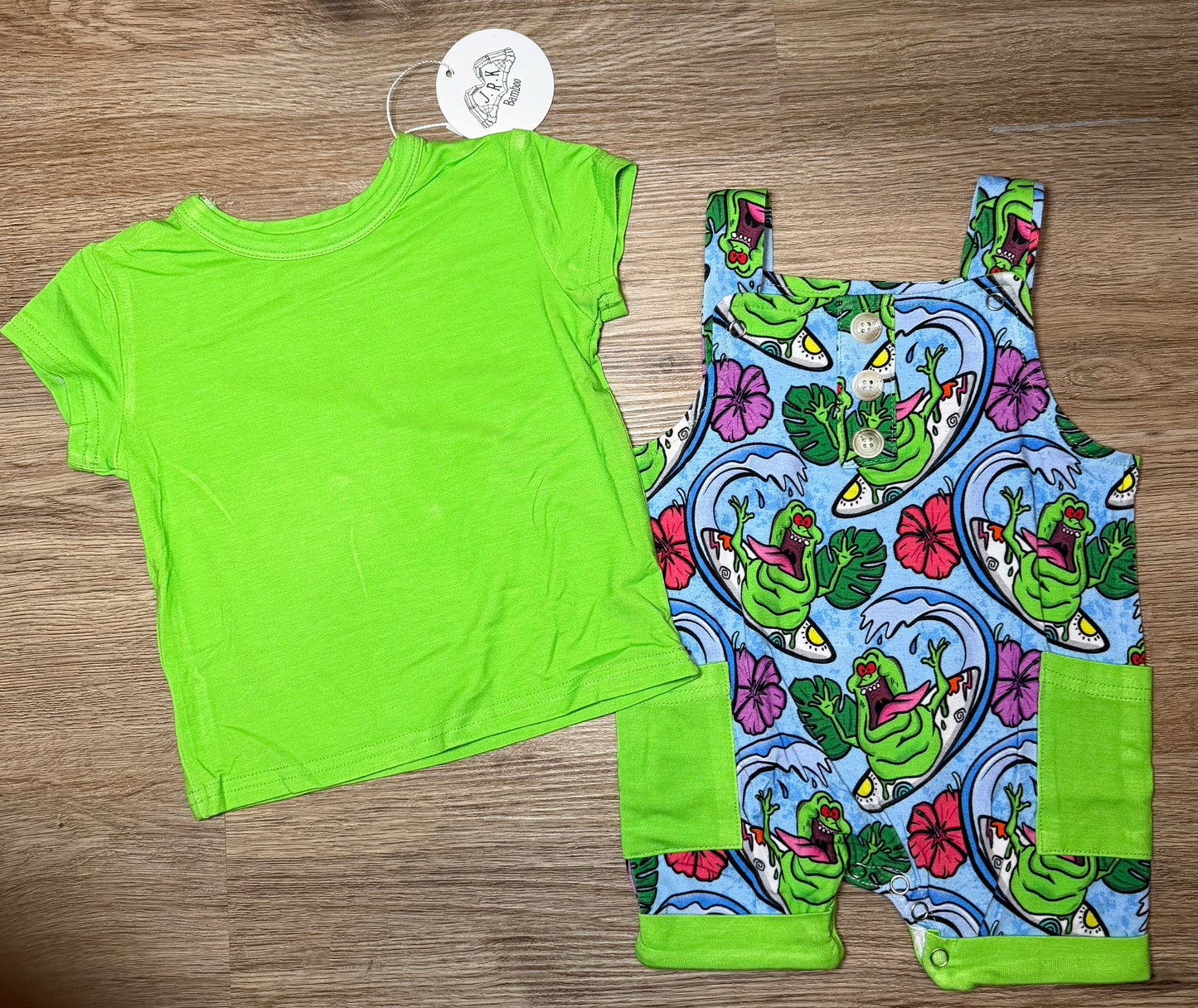 Aloha Cooler - Overalls & Shirt Set