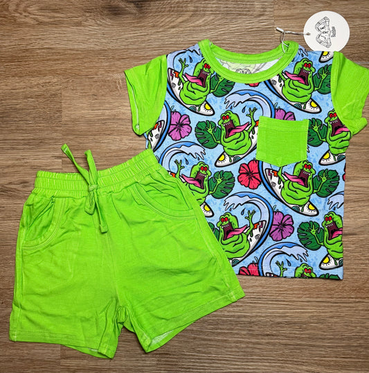 Aloha Cooler - Pocket Tee & Shorts Set