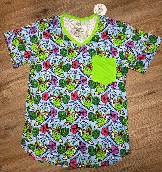 Aloha Cooler - V-Neck Pocket Tee