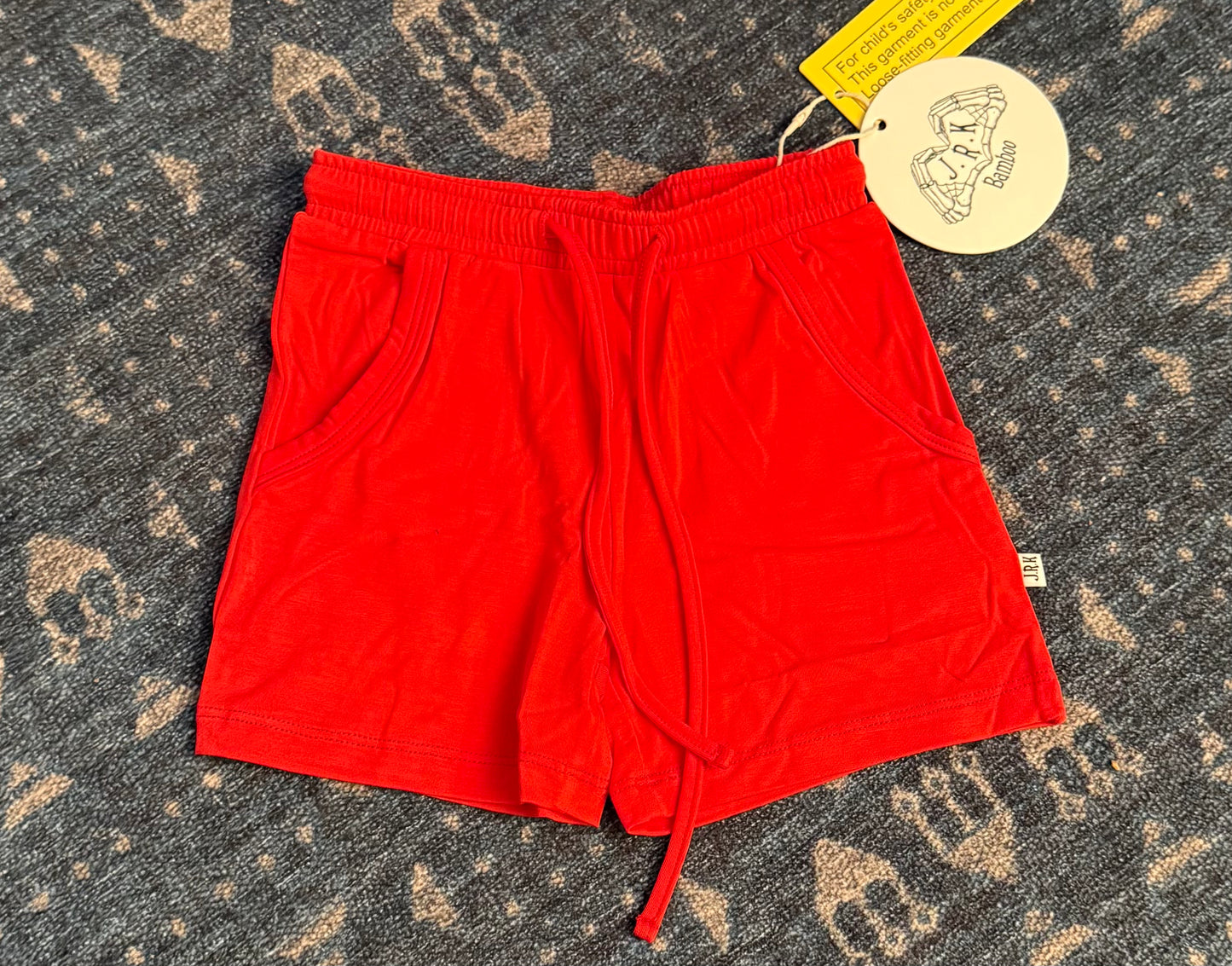Red Bamboo Shorts