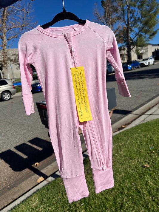 Solid Zippy - Light Pink