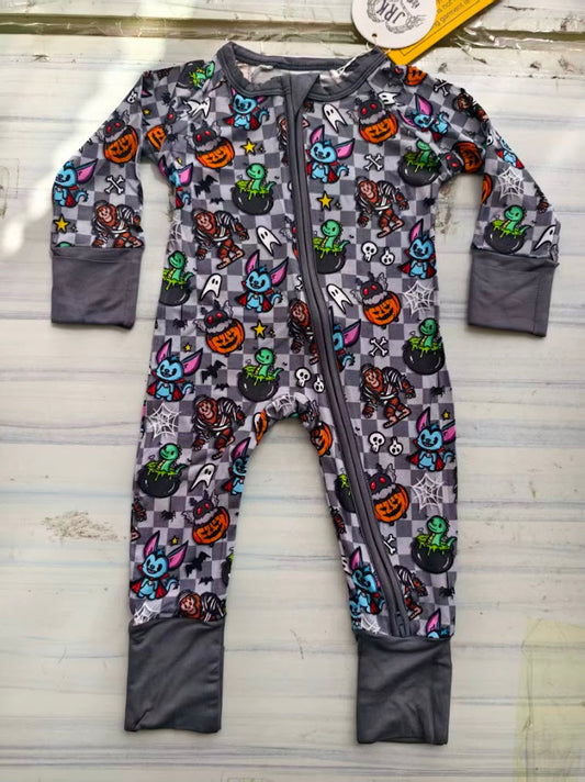 Spooky Checks Zippie